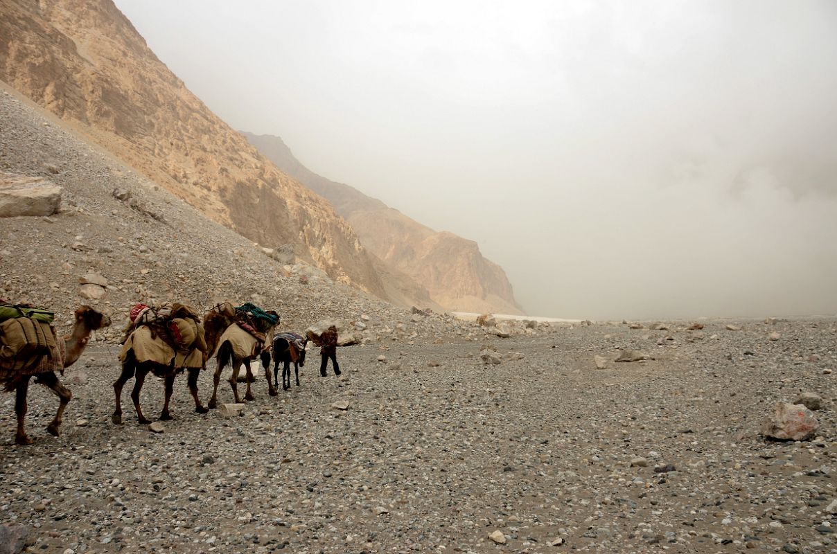 08 Bad Weather Is Coming In Wide Shaksgam Valley After Leaving Kerqin Camp On Trek To K2 North Face In China